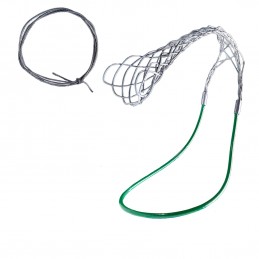 Tire-câble porteur attache U avec lacet galvanisé