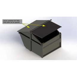 Couvercle en acier galva