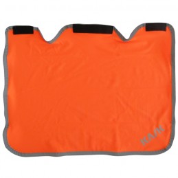 Protège nuque orange en tissu