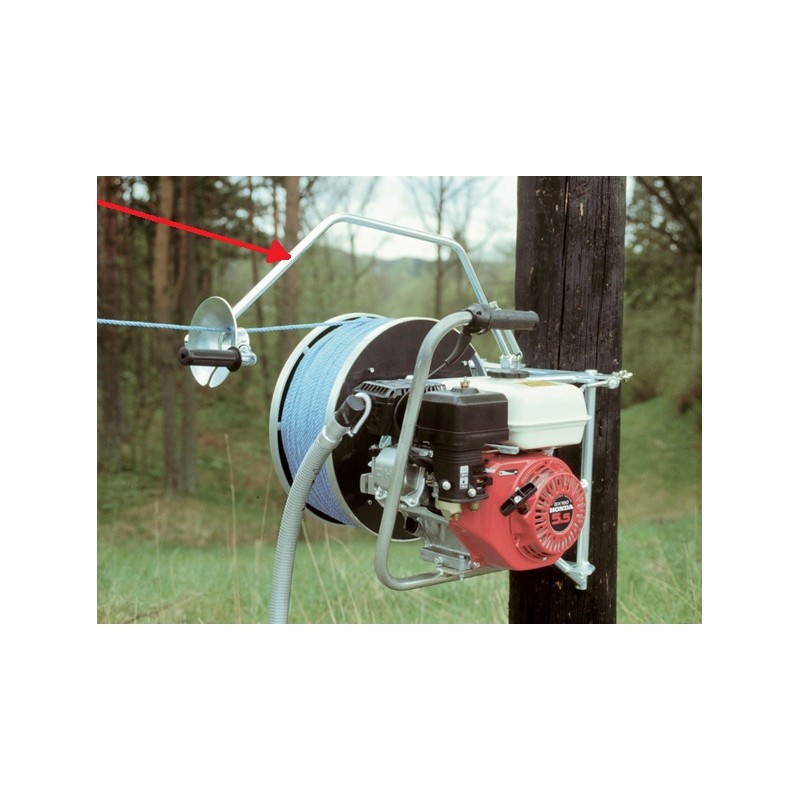 Guida della fune zincata