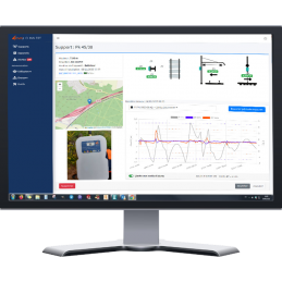 CLINALERT Inclinometro per asta catenaria