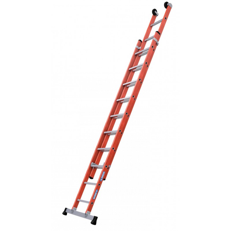 Scala a sfilo in fibra di vetro/alluminio 2 pezzi EN131