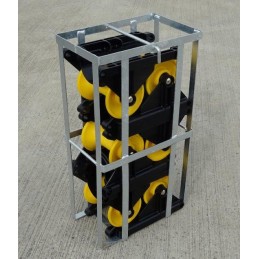 Casier transport pour 6 galets en plastique