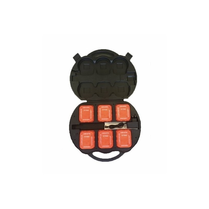 Lampe de signalisation orange magnétique 