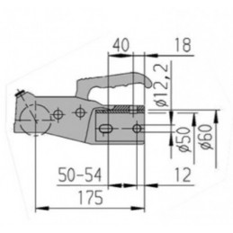 Giunto a sferaAlko AK 350 Ø 60mm, 3500kg 