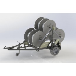 Support à trois axes pour bobines de micro-tubes