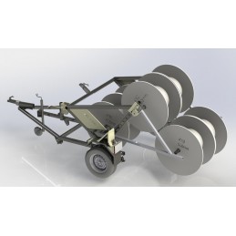 Dreiachsträger für Microrohrbobinen