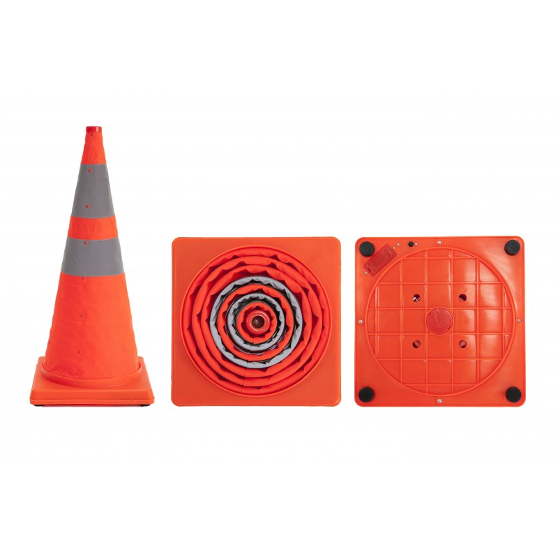 Cône de signsalisation pliable