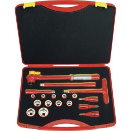 Kit d'outils de vissage isolés 1000 V, 18 pièces
