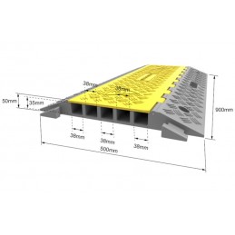 Kabelabdeckung 3 Kanäle