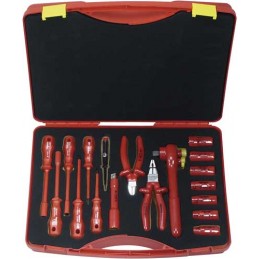 Kit d'outils isolés 1000 V, 18 pièces