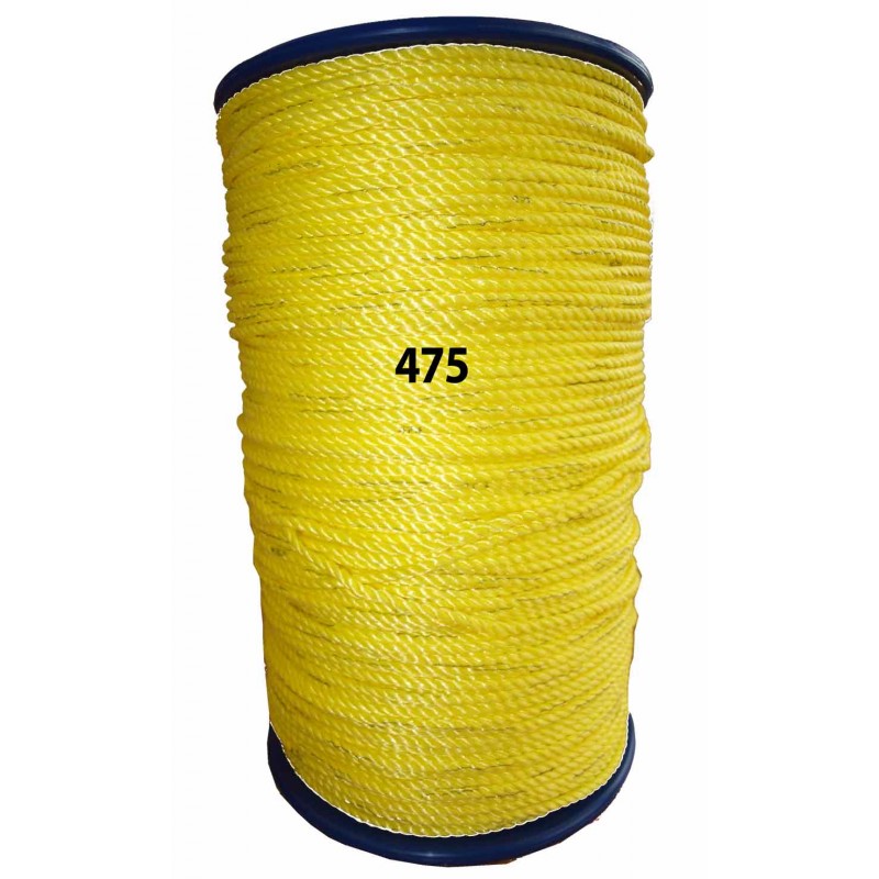 Cordone giallo ø 4 mm metricato