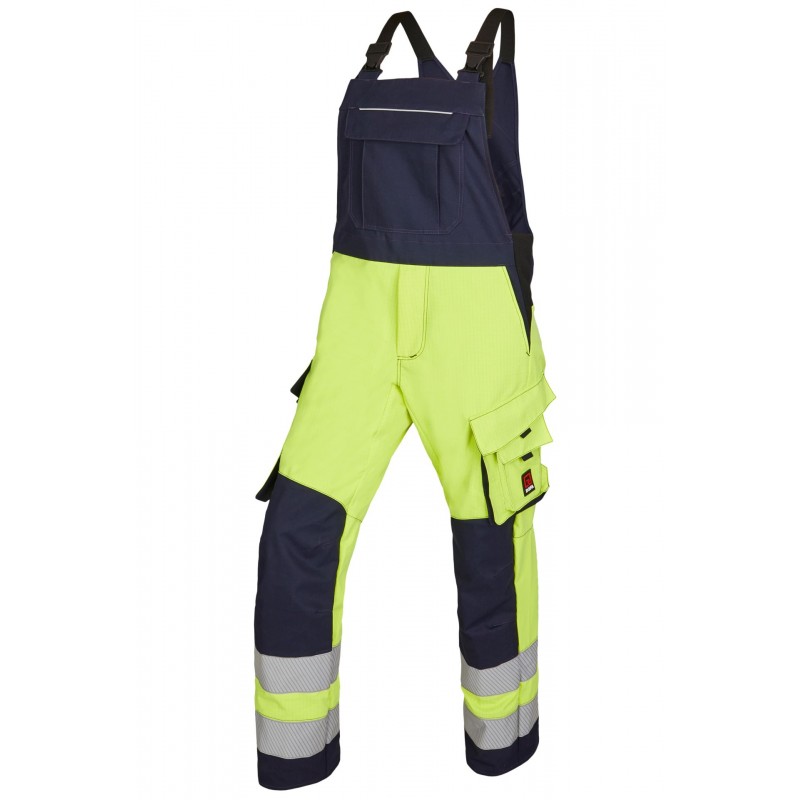 MULTI-LIGHT Pantalone con pettorina Hi-Vis T. 62