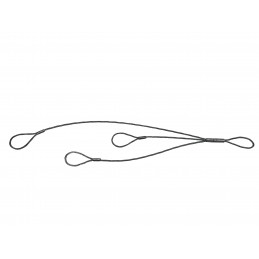 Câble 3 brins en acier galvanisé Ø 6,5 mm