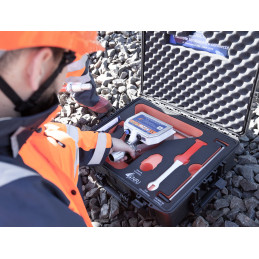 CTS Messgerät für die Fahrleitung und Tragseil