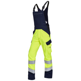 MULTISEVEN Pantalone pettorina Hi-Vis Gr. 52