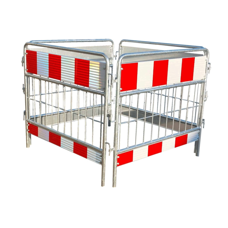 Barrière sécurité en alu/acier avec grille