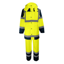 Ensemble de pluie Hi-Vis M