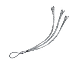 Tire-câble 3 brins 1 boucle galvanisé