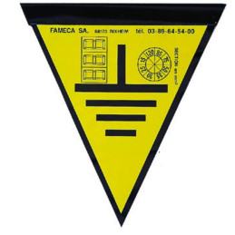 Bandierina per cavo di terra