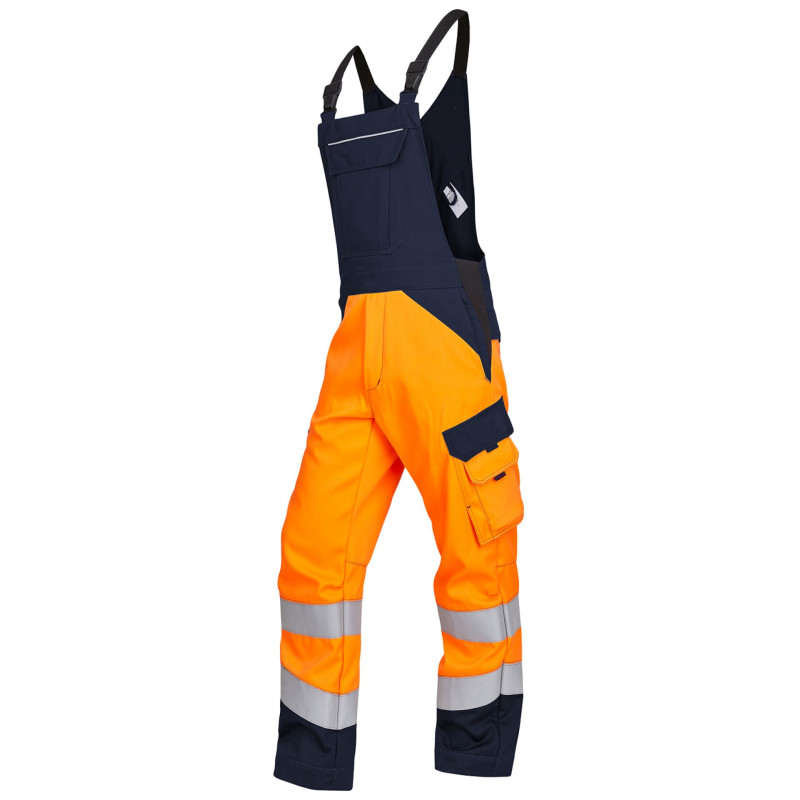 MULTISEVEN Hi-Vis Pantalone con pettorina T. 60
