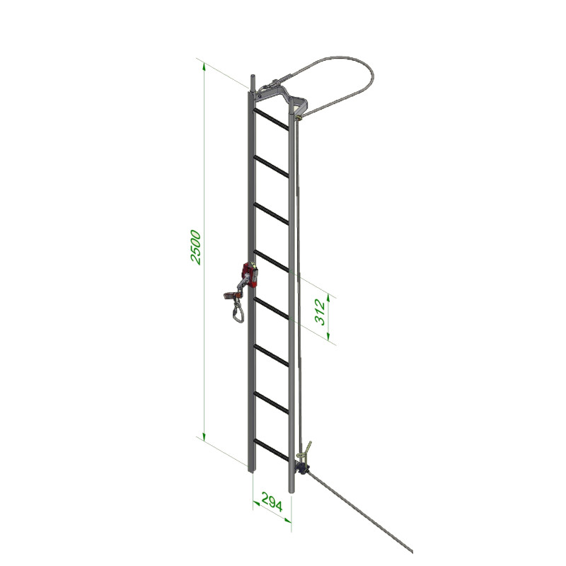 Echelle section intermédiaire 