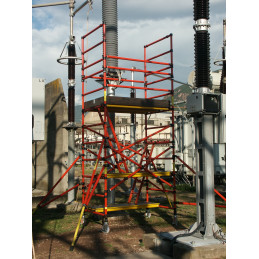 Echafaudage mobile en fibre de verre 