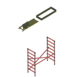 Extension pour échafaudage isolé  