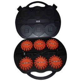 Lampe rotative orange magnétique 