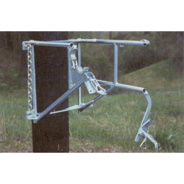 Fixation poteau inclus transmission 