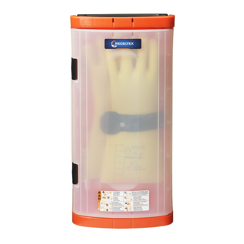 Coffret plastique pour gants isolants