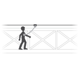 ABSORBICA-I Cordino singolo con assorbitore di energia