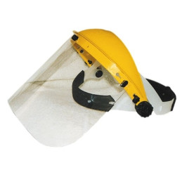 Kopfhalterung mit Acetatscheibe