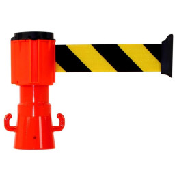 Dérouleur de sangle pour cônes