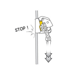 ASAP LOCK Antichute mobile sur corde avec fonction de blocage