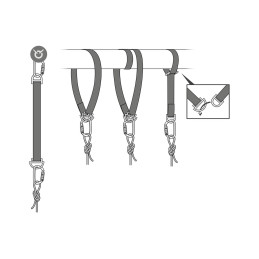 CONNEXION FIXE Sangle d’amarrage