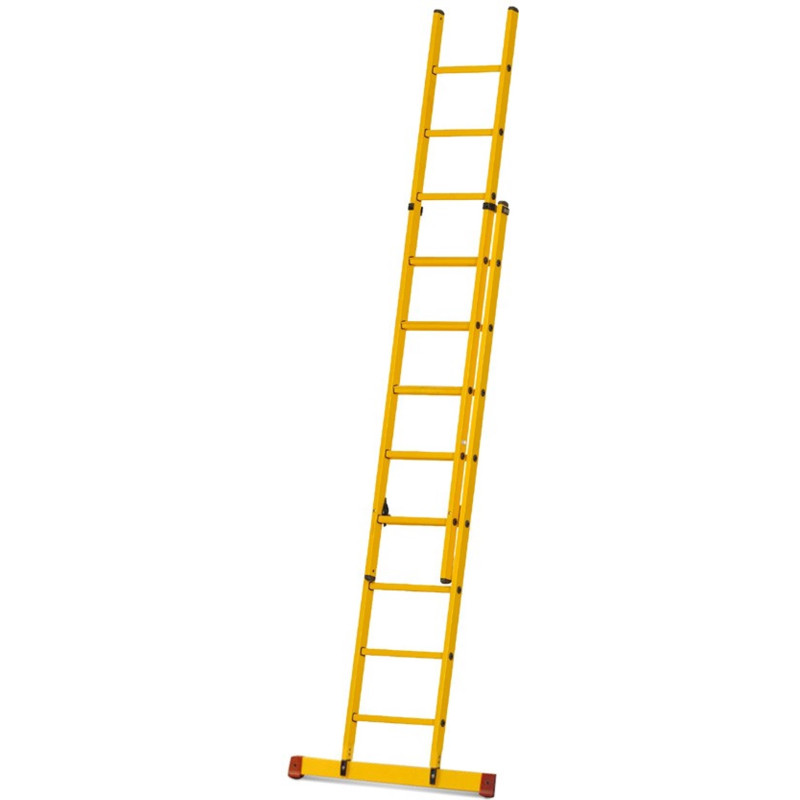 TYP212 Schiebeleiter 2-teilig aus Fiberglas-Kunststoff (GFK)
