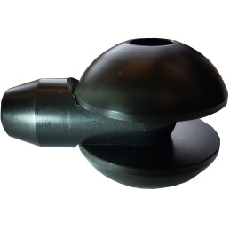 Ogive à roulette M12 en plastique