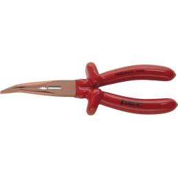 Pinza lunghissima piegata 45° compl. isolato 200 mm 1000 V 