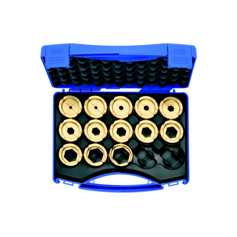 Set di inserti a pressare esagonali DIN 6-300 mm² 