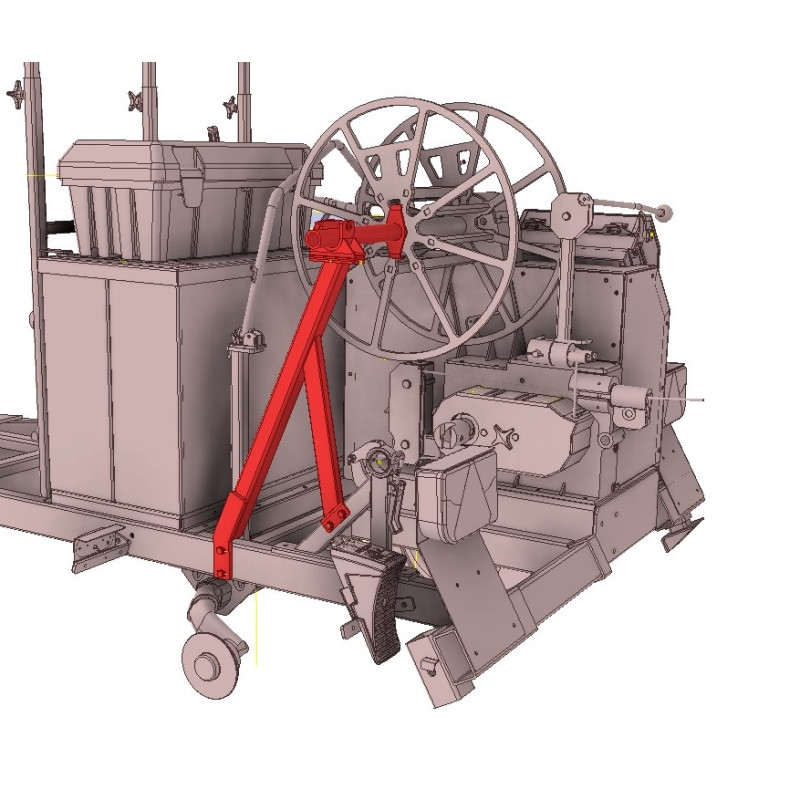 Support pour bobine d'acier