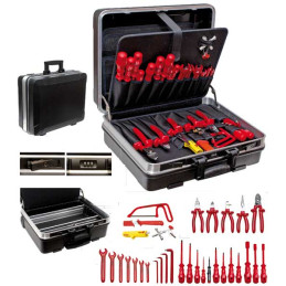Mallette rigide à outils isolés 1000 V 32 pièces