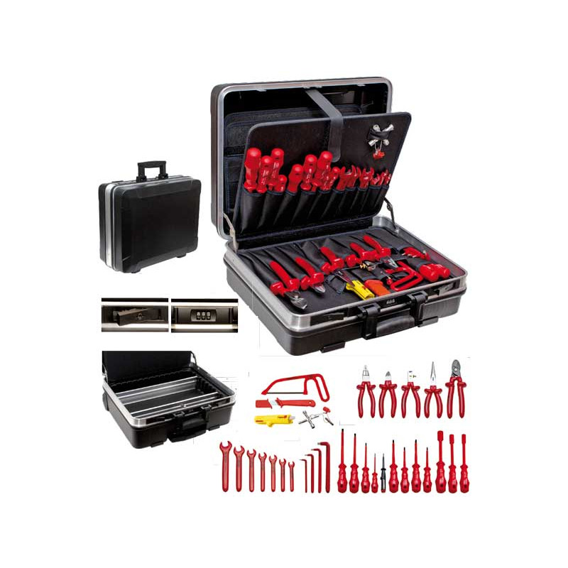 Hartschalen-Werkzeugkoffer 1000V 32-teilig