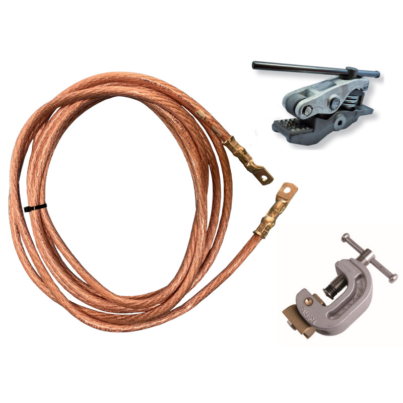 Garnitur für Baumaschinen bei Fahrleitungen