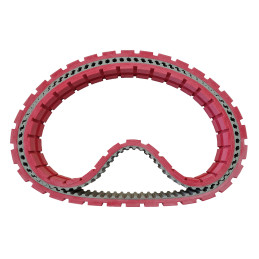 Antriebsseite mit Rillen