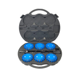 Lampe rotative bleu magnétique 