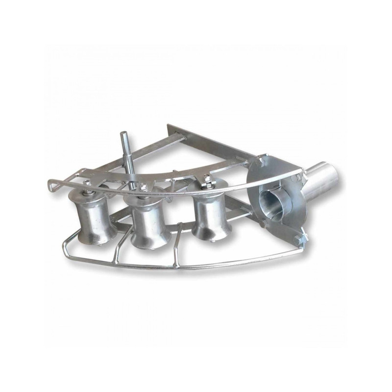 Galet d'introduction en acier galvanisé 
