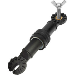 Adapter Aflex mit Gummipuffer U männlich - weiblich