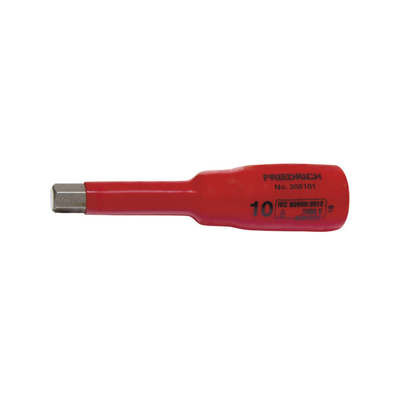Douille 6 pans mâle longue 5 mm 3/8" 1000 V