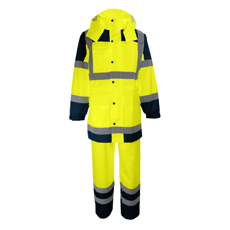 Ensemble de pluie Hi-Vis XL